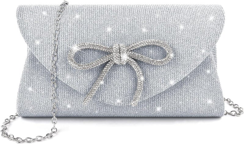 PACETAP Clutch Purses for Women, Handbags with Chain for Women Formal, Evening Bag for Wedding Party Cocktail Prom Dinner - Image 1